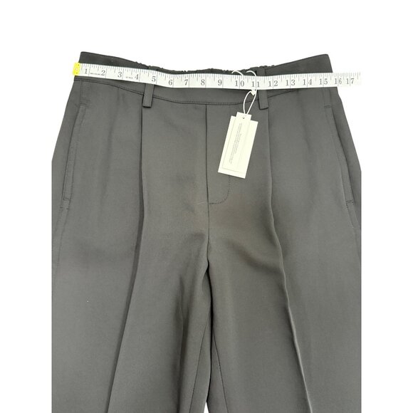 Vince Black Dress Pants Pleated-Front Elastic-Waist Womens Size M NEW - Picture 7 of 9